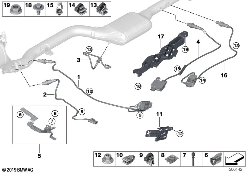 Датчики ОГ / зонд NOX / SCR