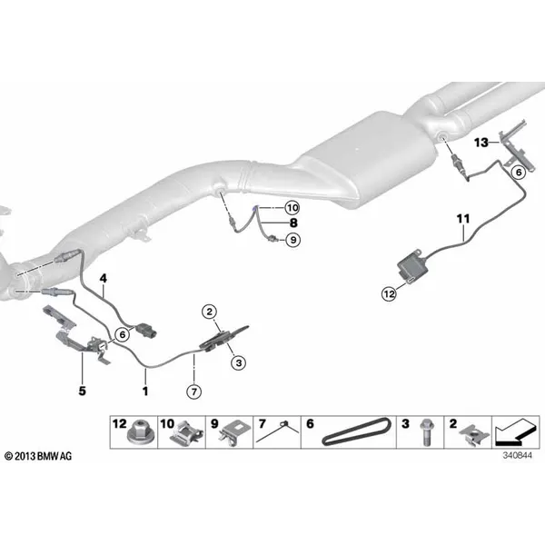 Датчики ОГ / зонд NOX / SCR