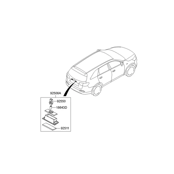 LICENSE PLATE & INTERIOR LAMP