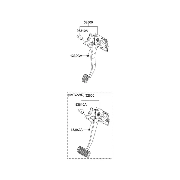 ACCELERATOR PEDAL; 2