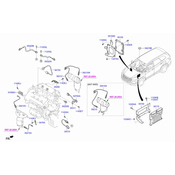 электронный блок управления двигателем