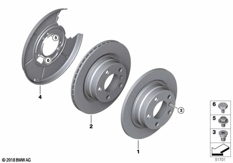Тормозной диск торм.механ.заднего колеса