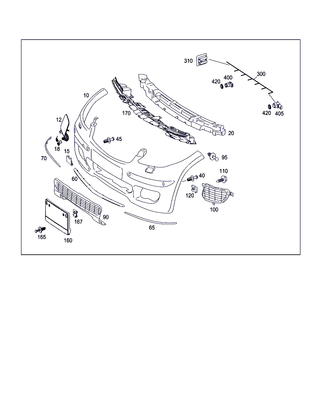 БАМПЕР ПЕРЕДНИЙ