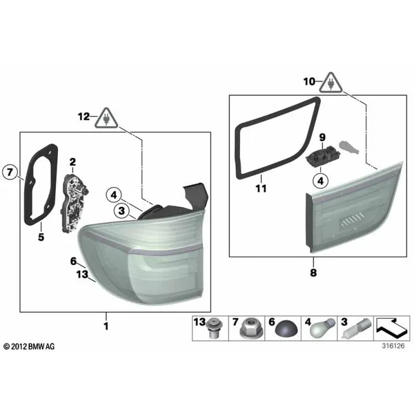 Блок задних фонарей