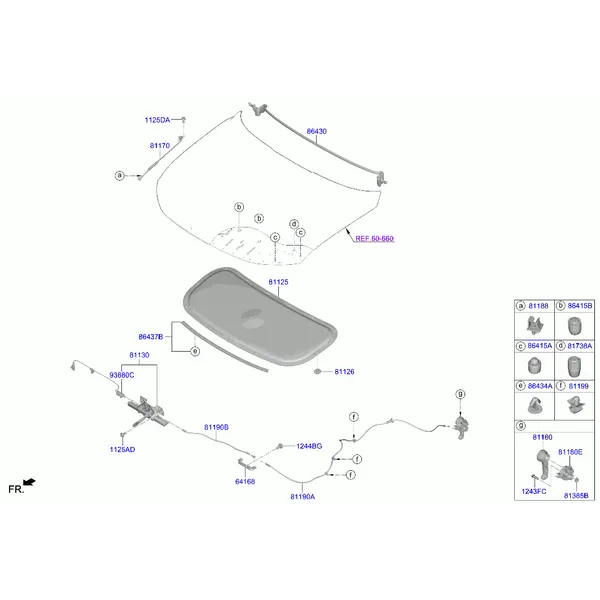 отделка капота