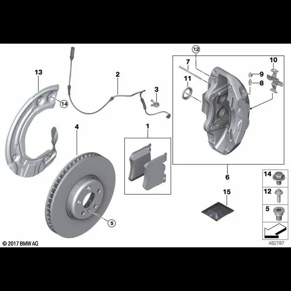 Тормозной механизм переднего колеса