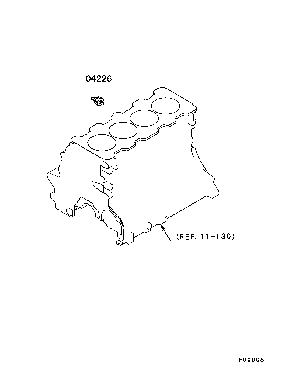 ДВИГАТЕЛЬ - ДАТЧИК ДАВЛ. МАСЛА, ЩУП УРОВНЯ