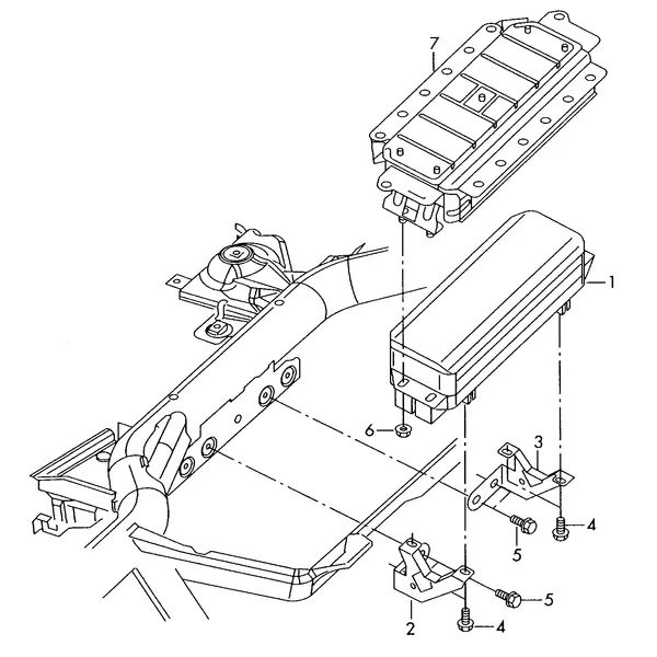 Модуль подушки безопасности (сторона переднего пассажира)