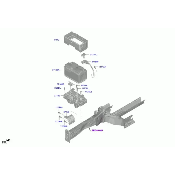 Аккумуляторная батарея и провода