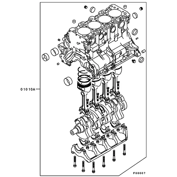 ДВИГАТЕЛЬ - "КОРОТКИЙ ДВИГАТЕЛЬ" В СБОРЕ