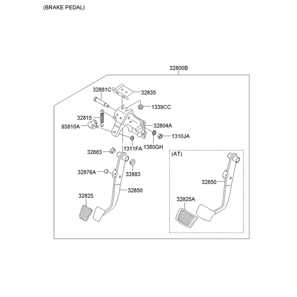 ACCELERATOR PEDAL; 2