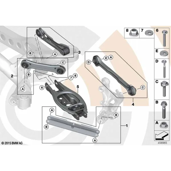 Ремкомплекты рычагов и растяжек