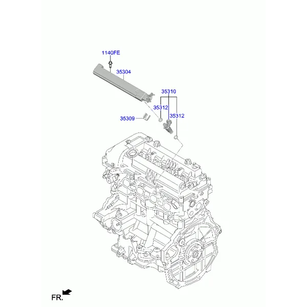 дроссельная заслонка и инжектор