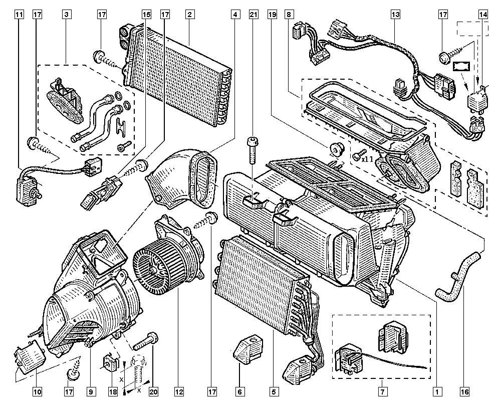 Радиатор отопителя