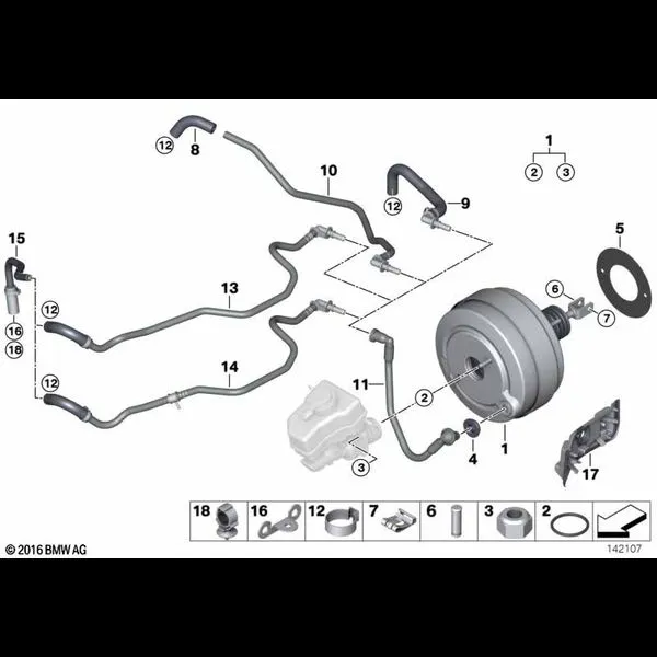 Вакуумный усилитель тормозов