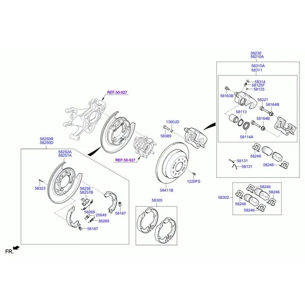 тормозной механизм заднего колеса