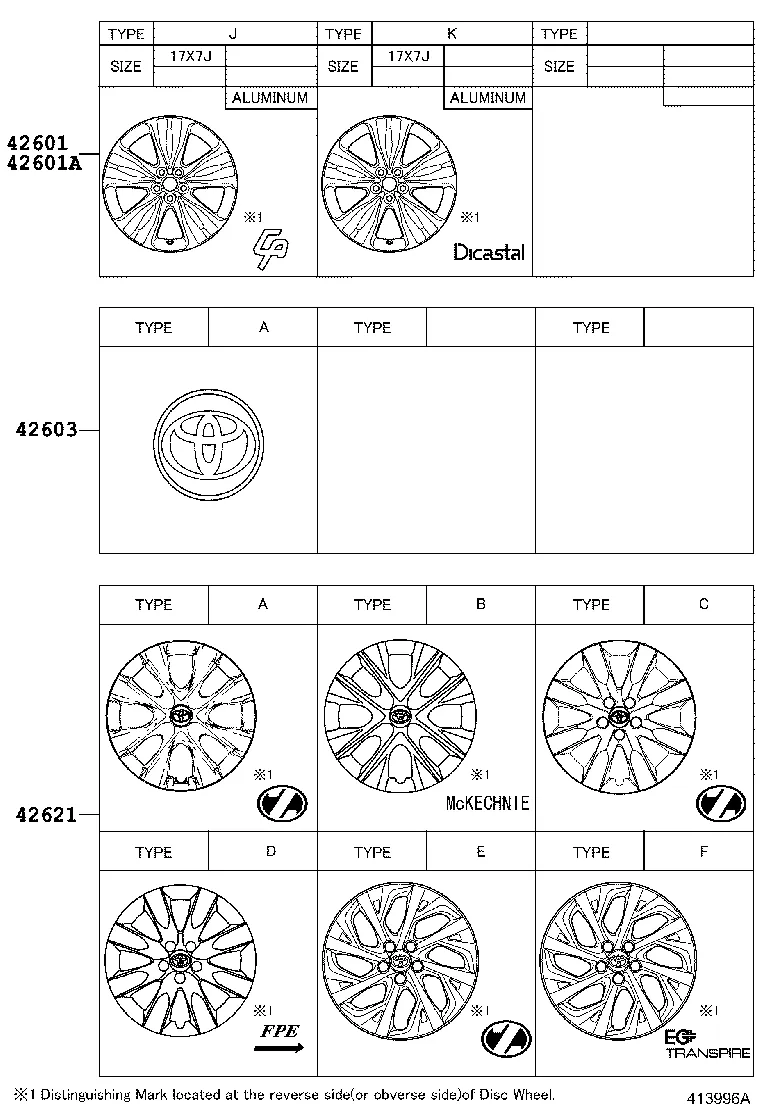 DISC WHEEL & WHEEL CAP