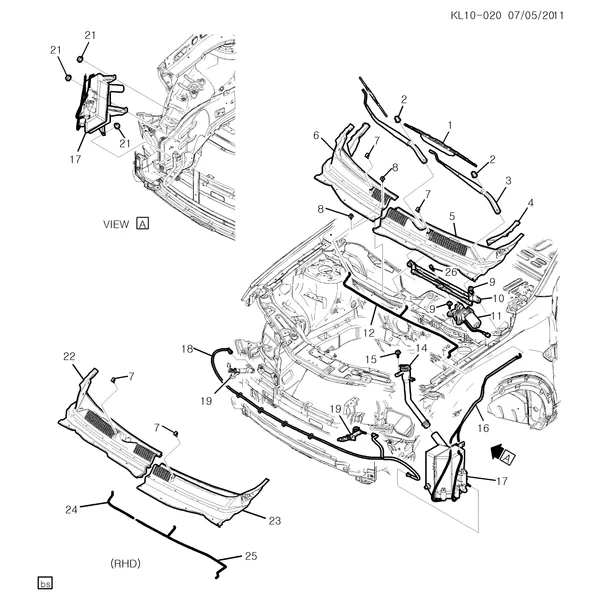 СИСТЕМА СТЕКЛООЧИСТИТЕЛЯ ВЕТРОВОГО СТЕКЛА