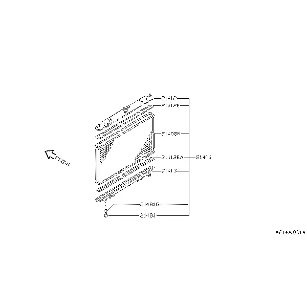 Радиатор, кожух и система охлаждения инвертора; RADIATOR