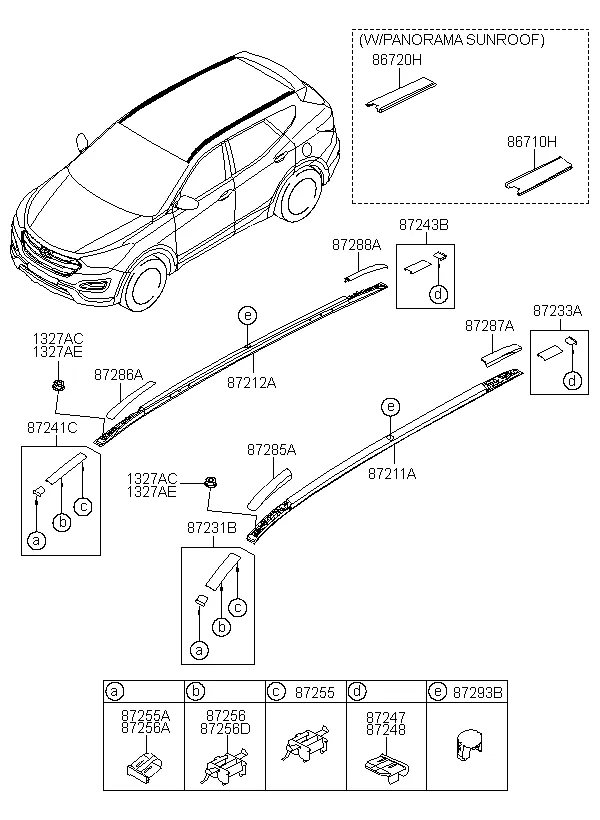 накладка на крышу и задний спойлер