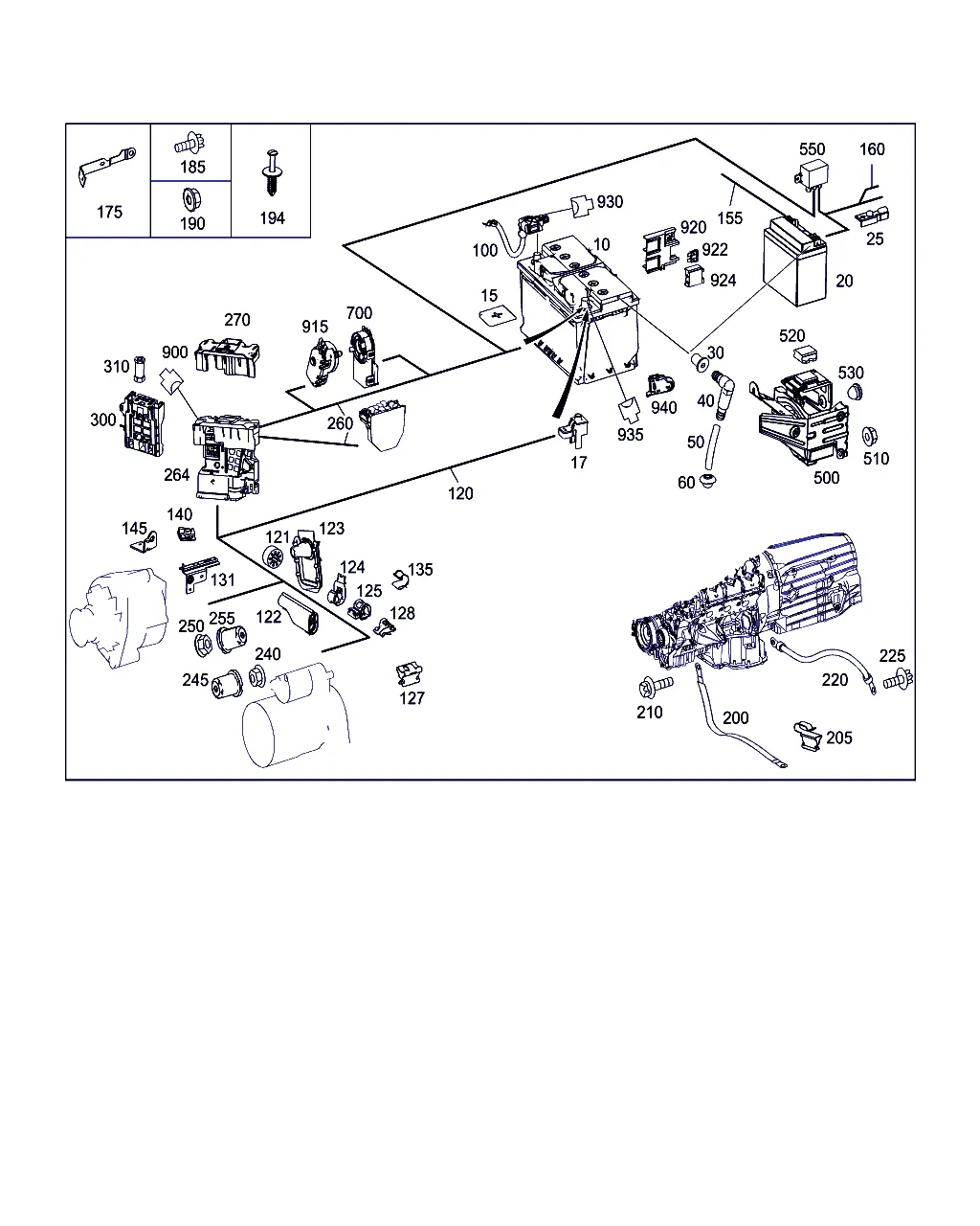 ПРОВОД АКБ, СТАРТЕРА И ГЕНЕРАТОРА