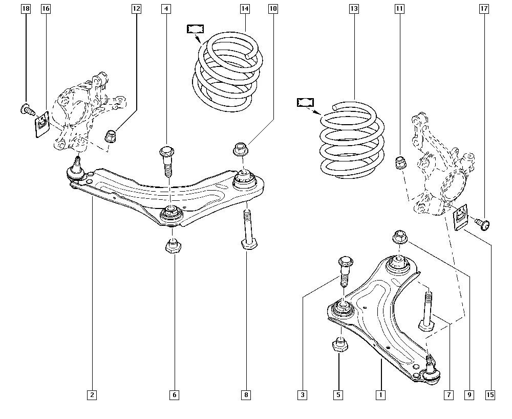 Передняя подвеска