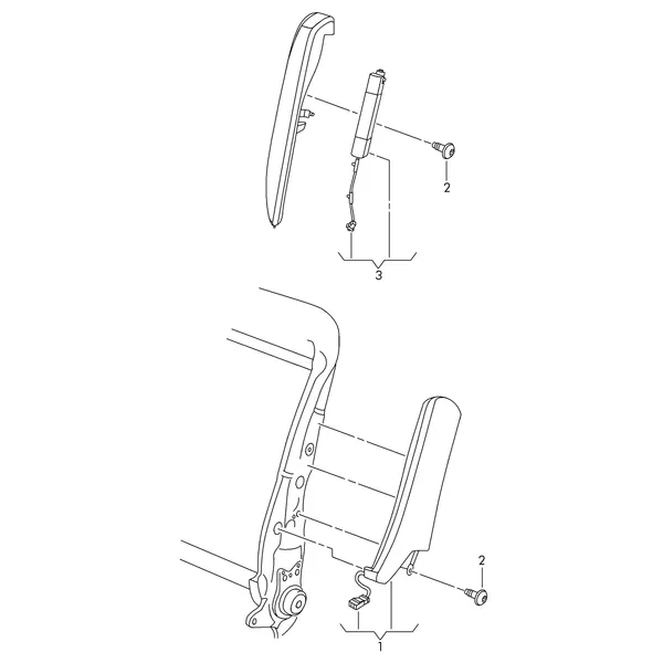 Модуль боковой подушки безоп. для а/м с подушкой безопасн.