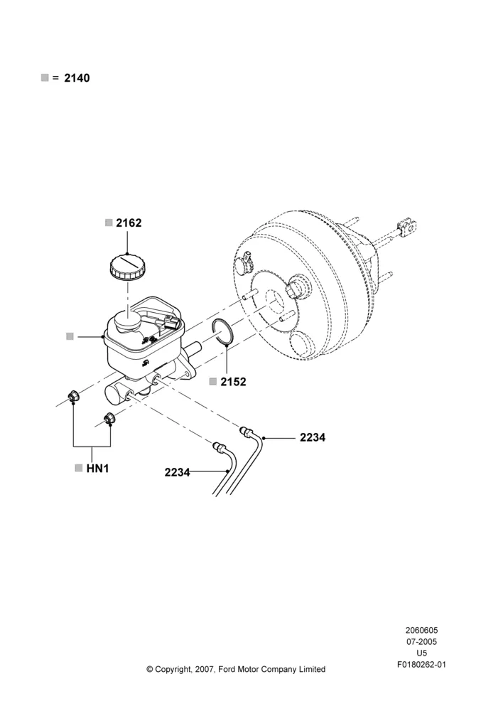 05C - Master Cylinder - Brake System; 19/JUL/2005-16/DEC/2010