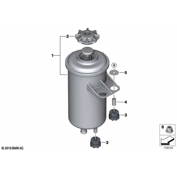 Масляный резервуар/детали