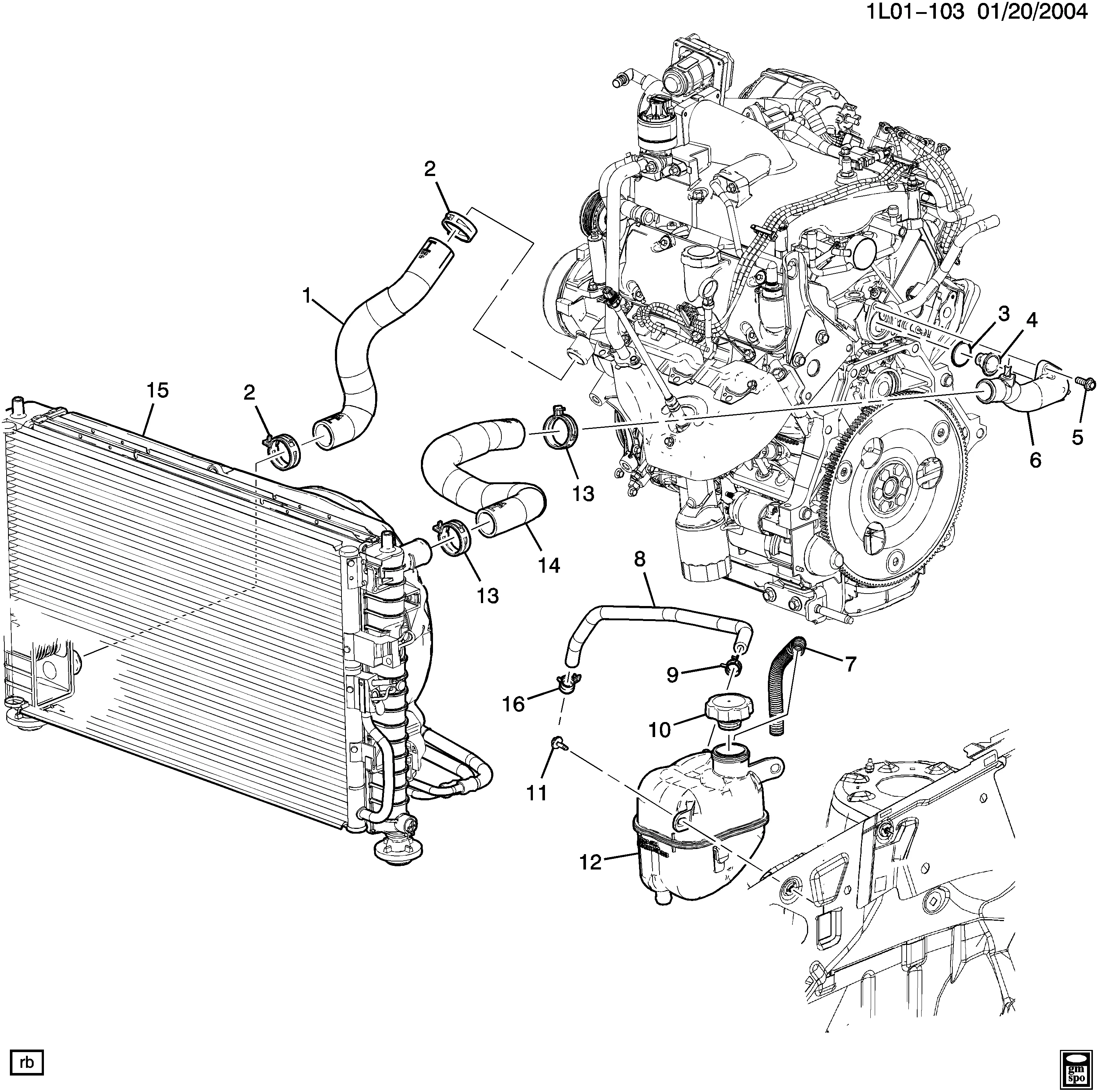 HOSES & PIPES/RADIATOR (LNJ/3.4F)