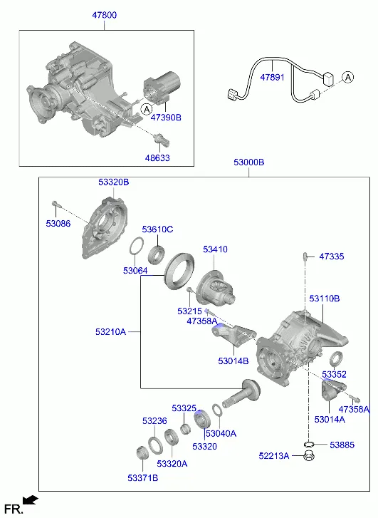 Чашка заднего дифференциала