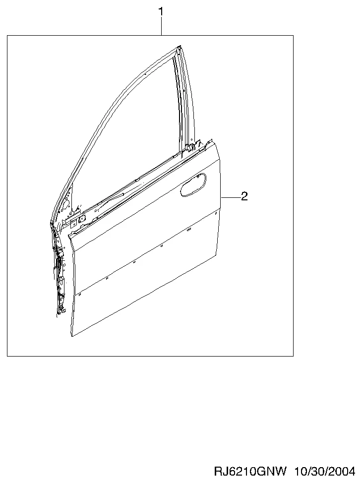 ПАНЕЛЬ ПЕРЕДНЕЙ ДВЕРИ (6210)