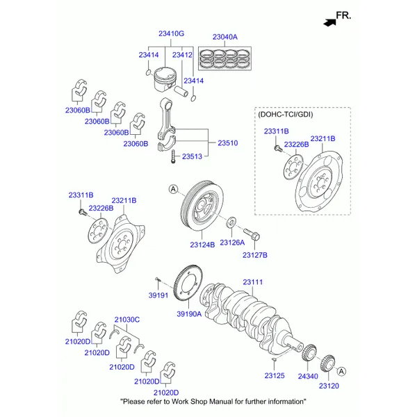 коленвал и пистон