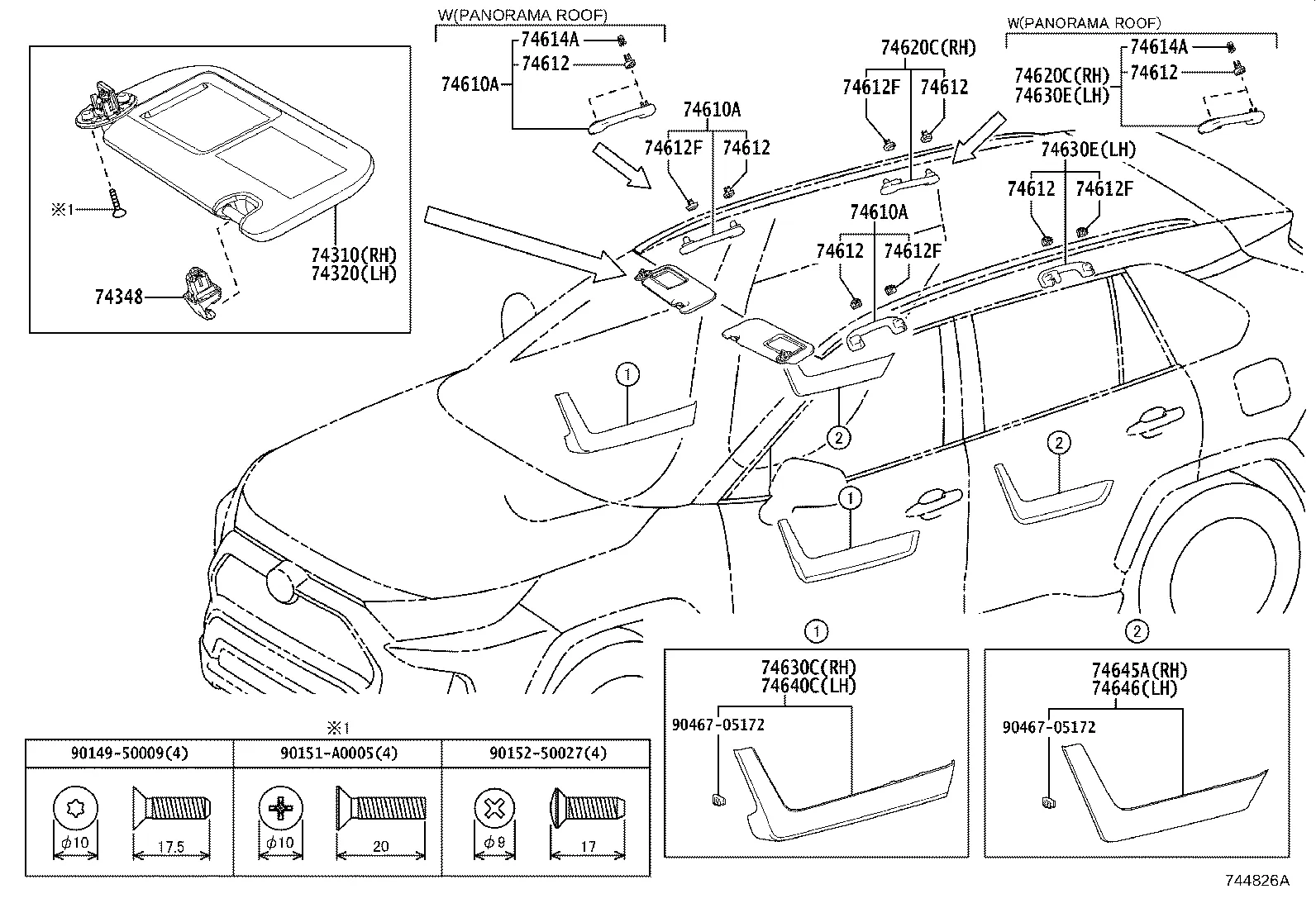 ARMREST & VISOR