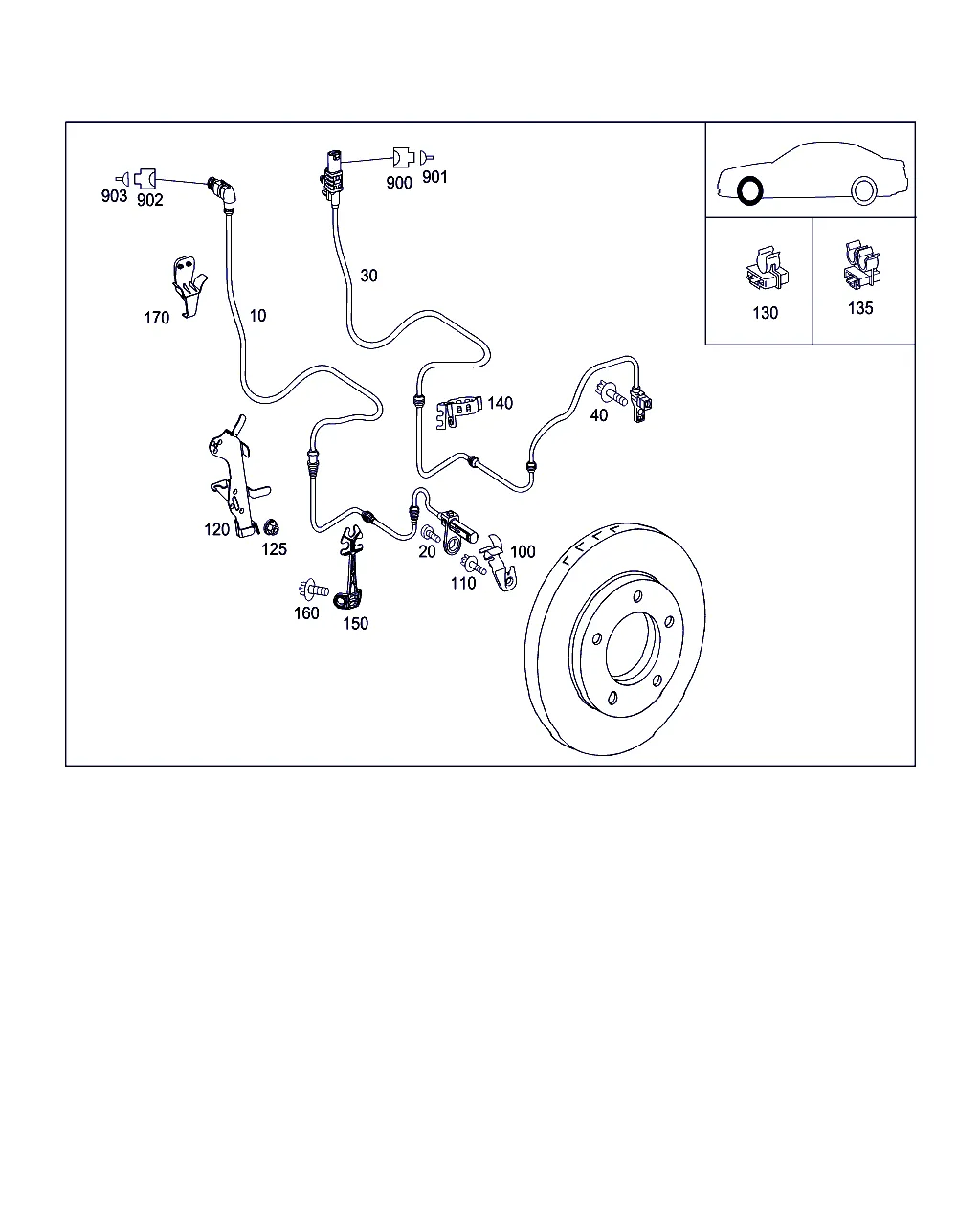 ИНДИКАТОР ИЗНОСА ТОРМОЗНЫХ КОЛОДОК И ДАТЧИК ЧАСТОТЫ ВРАЩЕНИЯ ПЕРЕДНЕГО МОСТА