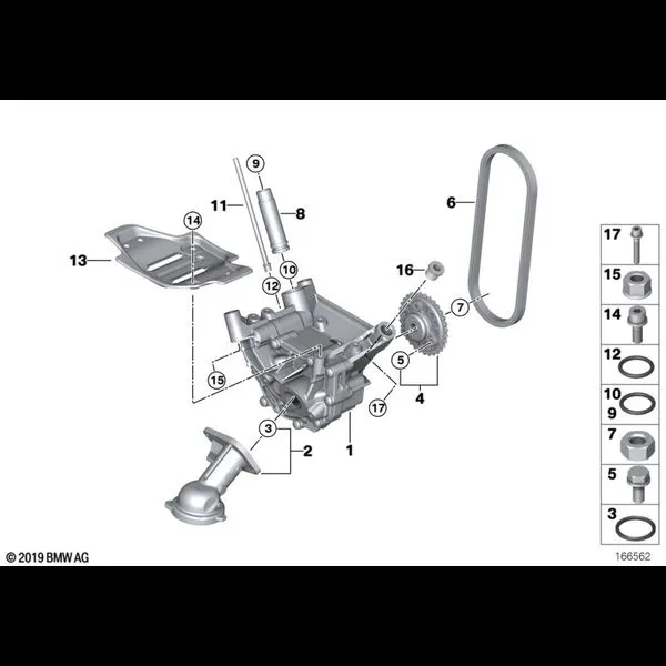 Смазочная система/маслян.насос с прив.