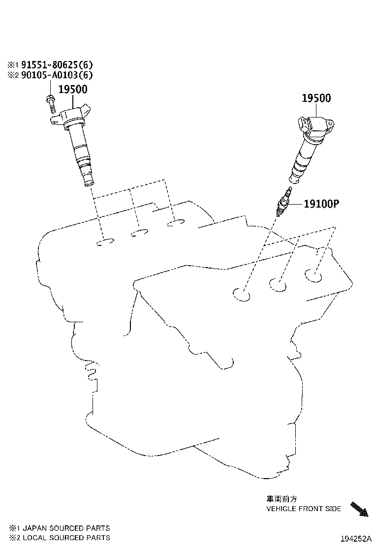 IGNITION COIL & SPARK PLUG / GLOW PLUG