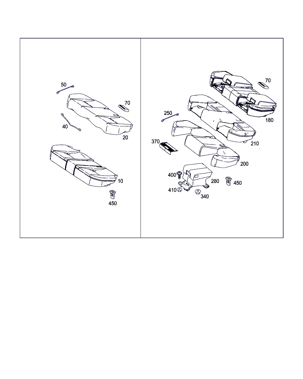 ПОДУШКИ ЗАДНИХ СИДЕНИЙ