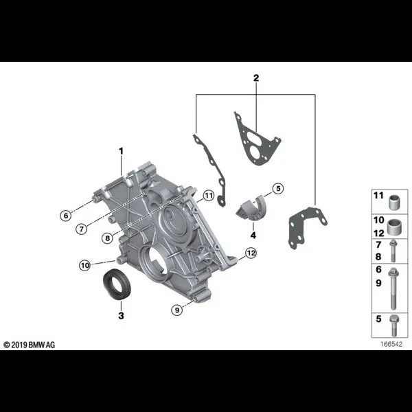 Корпус блока ГРМ Нж