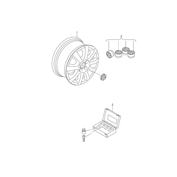 Оригинальные аксессуары Алюминиевый диск Крышка ступицы колеса *функция 'FI' невозможна