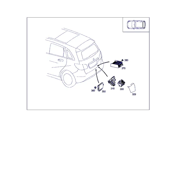 БЛОКИ УПРАВЛЕНИЯ И РЕЛЕ В БАГАЖНИКЕ