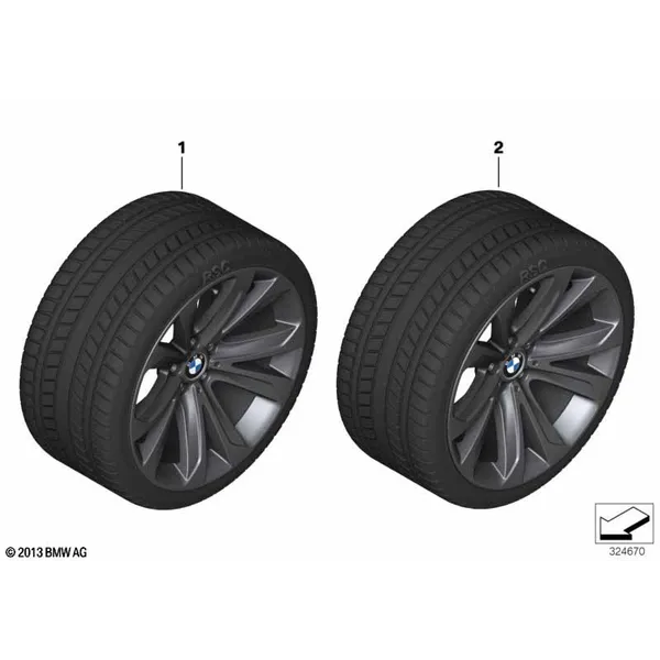 Колесо в сб.зим.звездообр.сп.491 - 20"