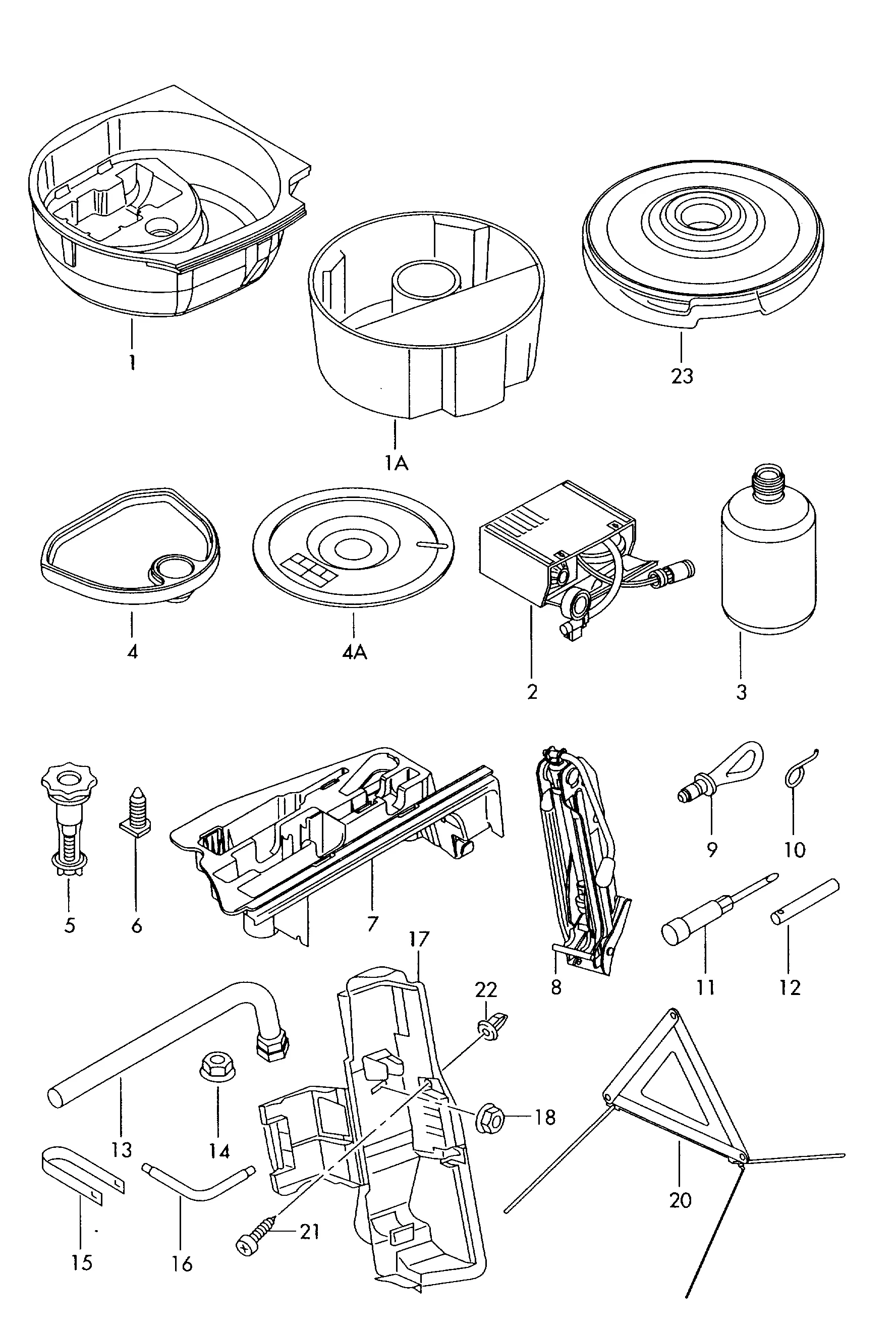 Домкрат Инструменты Ремонтный комплект с компресс.