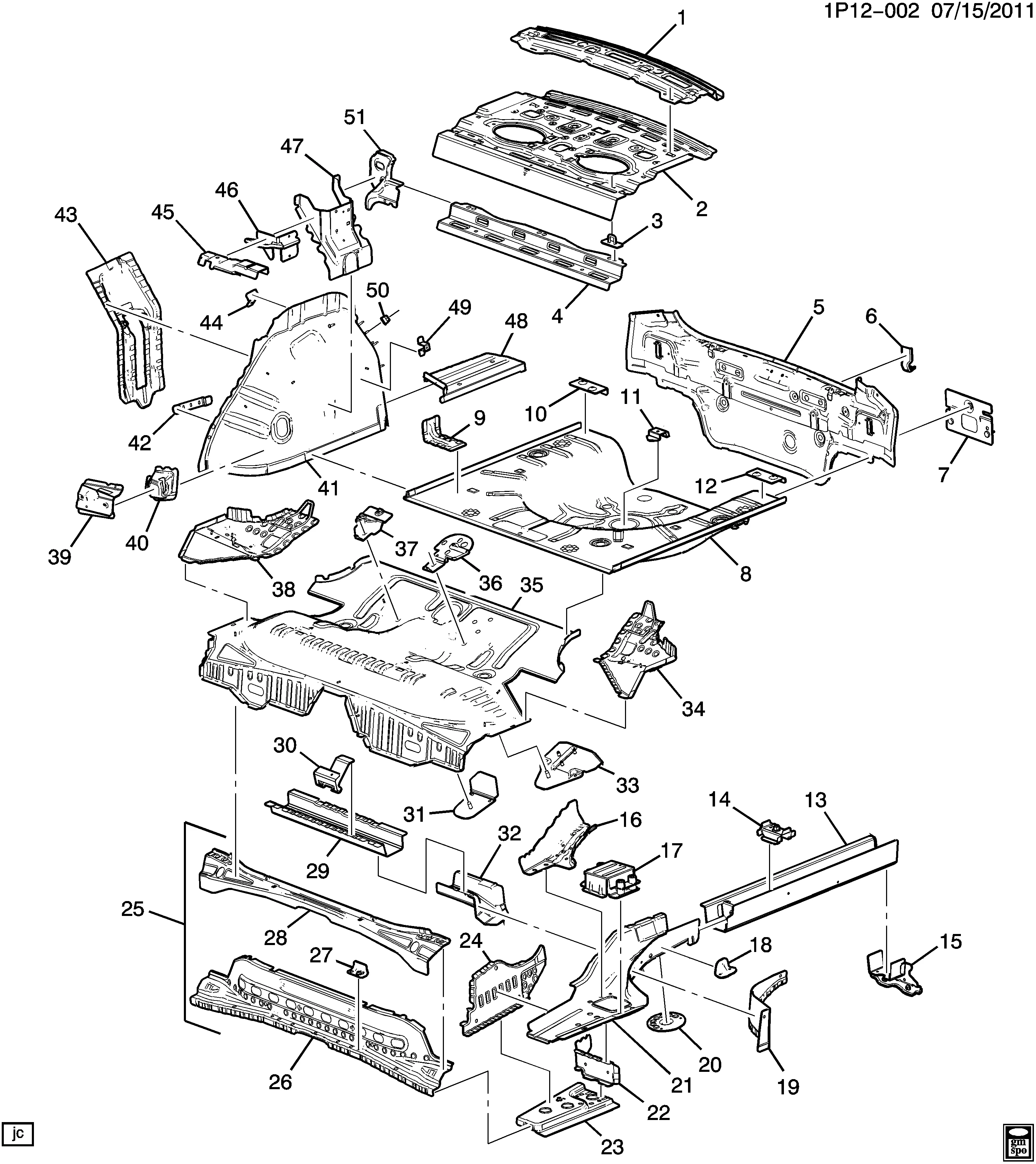 SHEET METAL/BODY PART 5 REAR END