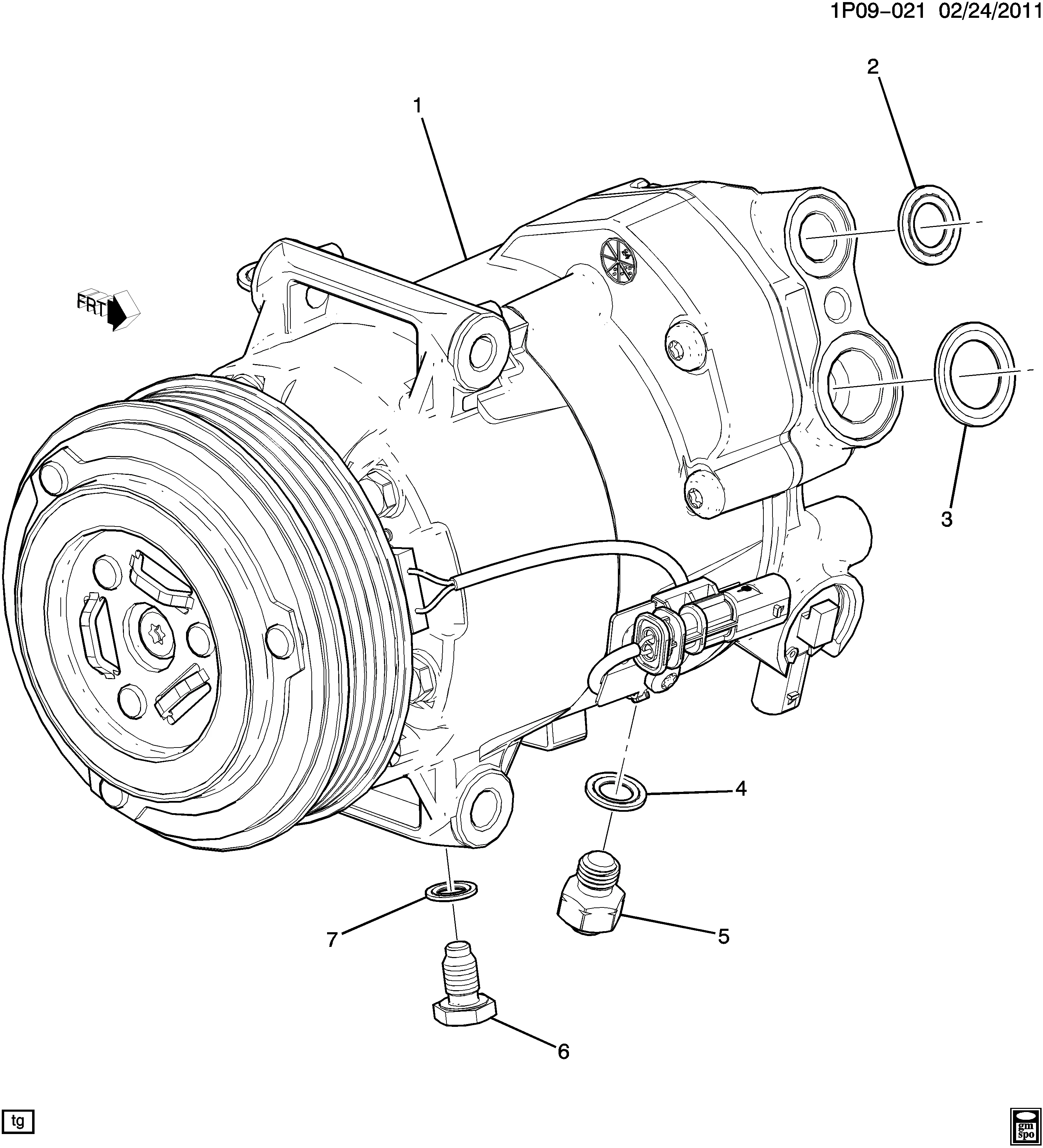 A/C COMPRESSOR ASM (LUJ/1.4C)