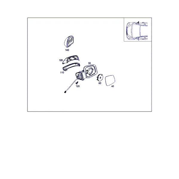 НАРУЖНОЕ ЗЕРКАЛО ПРАВОЕ