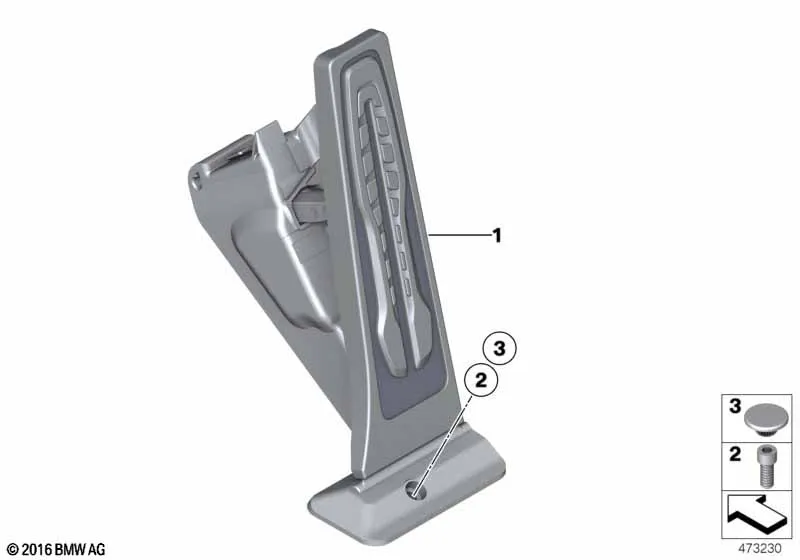Привод педали аксел./модуль педали акс.