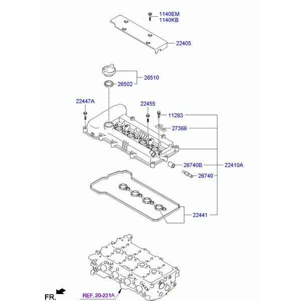 Крышка головки цилиндров