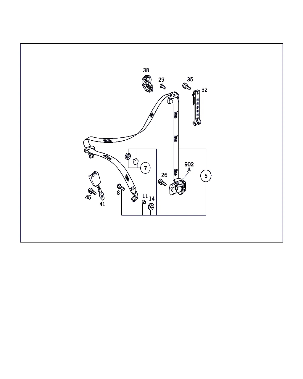 РЕМЕНЬ БЕЗОПАСНОСТИ СИДЕНЬЯ ВОДИТЕЛЯ