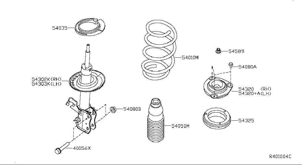 Передняя подвеска; STRUT